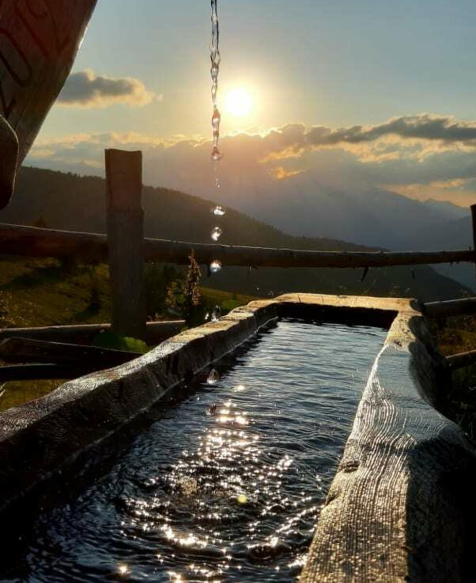 Glasklares Bergwasser