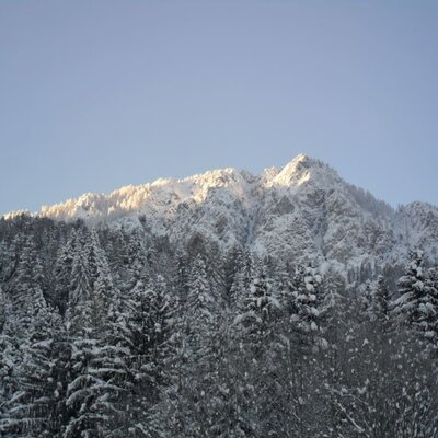 Ausblick auf den Hausberg