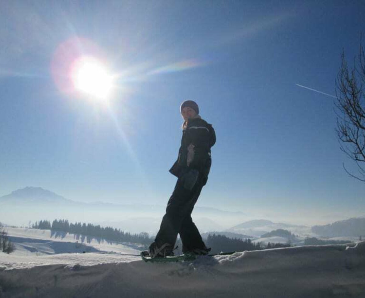 Ötscherblick Familie Winter - Schneeschuhwanderung (© Winter Angelika)