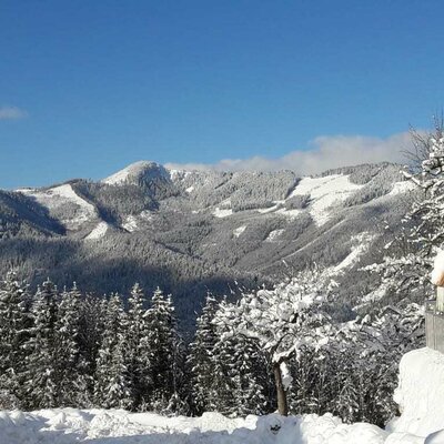 Winter Bergblick