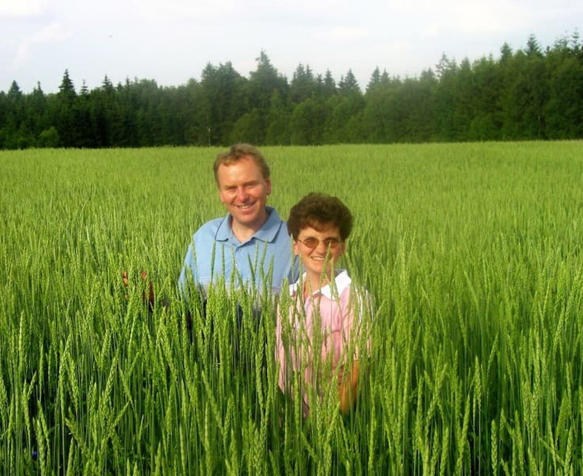 Bauer und Bäuerin