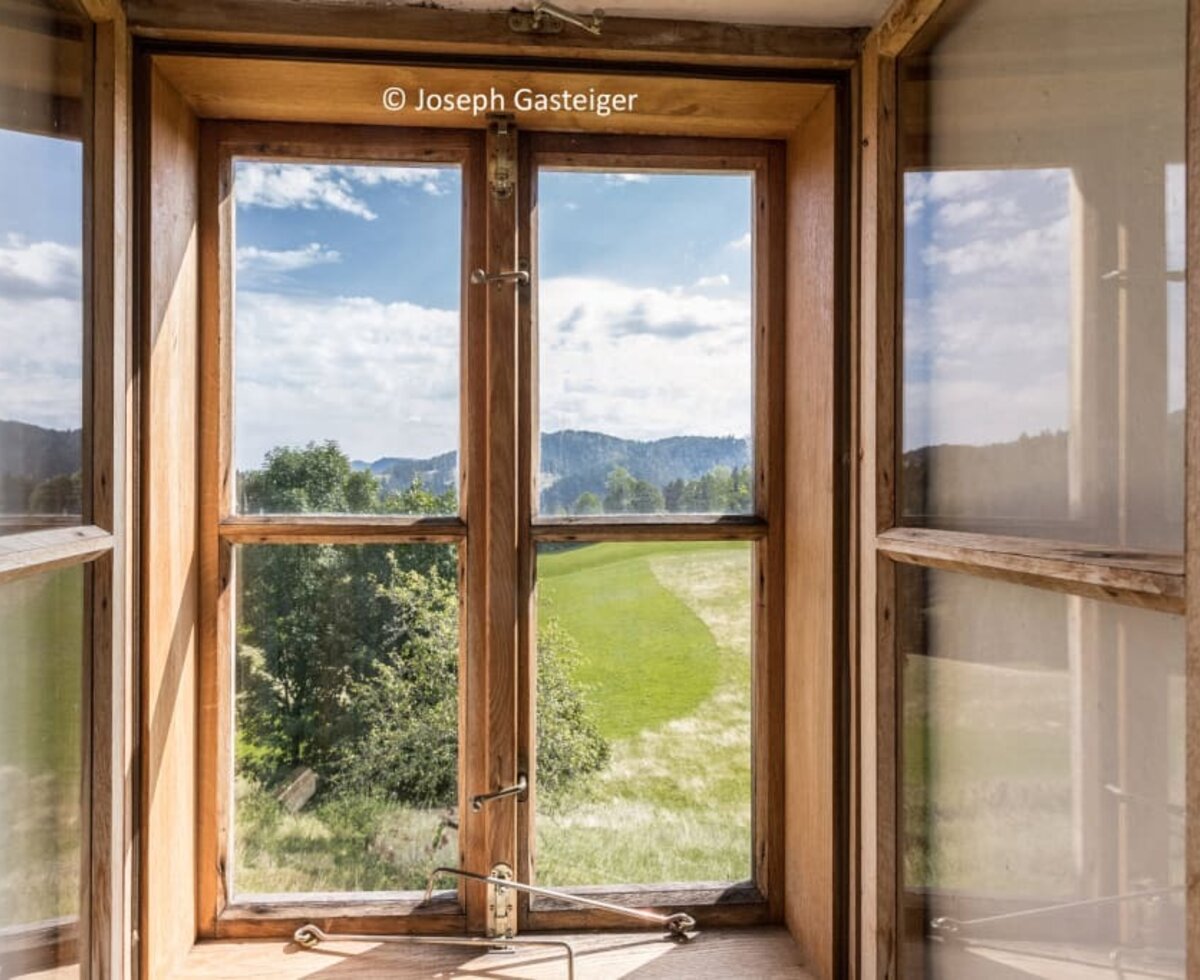 Die Hinterbreiteneben -  Aussicht Fenster