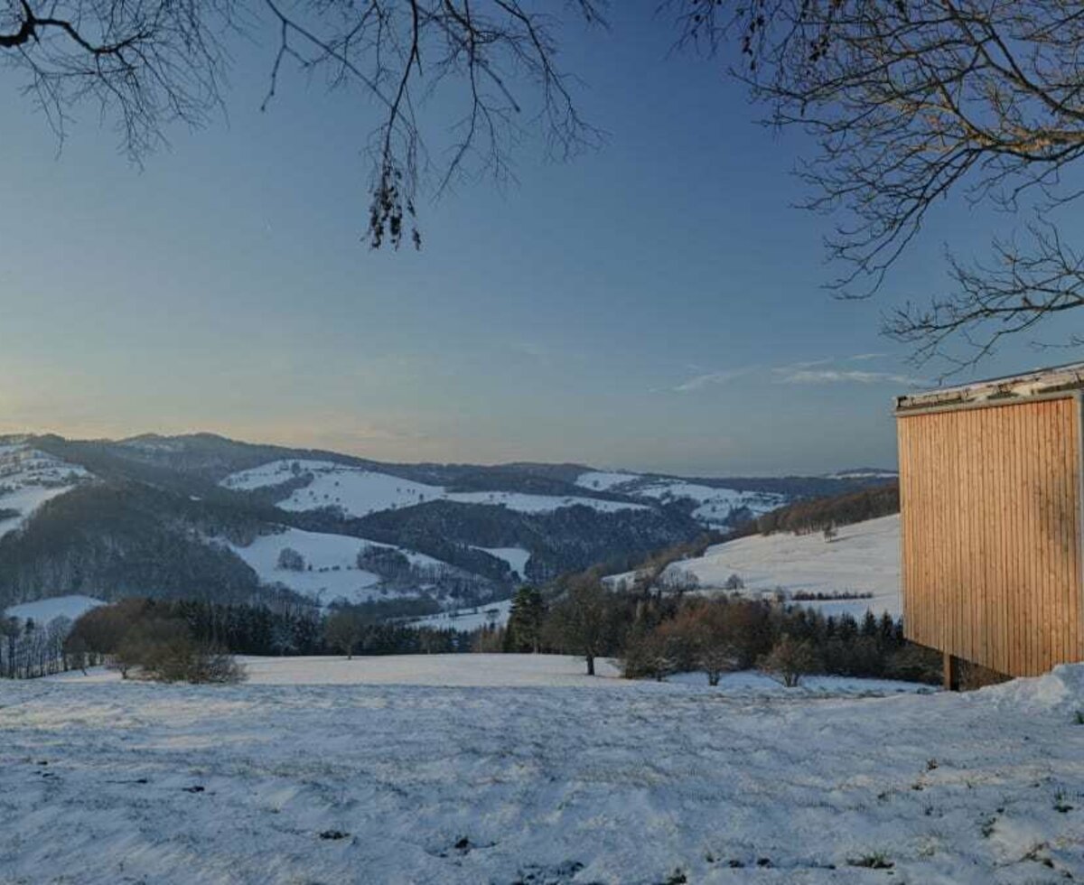 Elsbeer Chalet - Aussicht Winterlandschaft © Mayer Elsbeere - Matthias Artwork