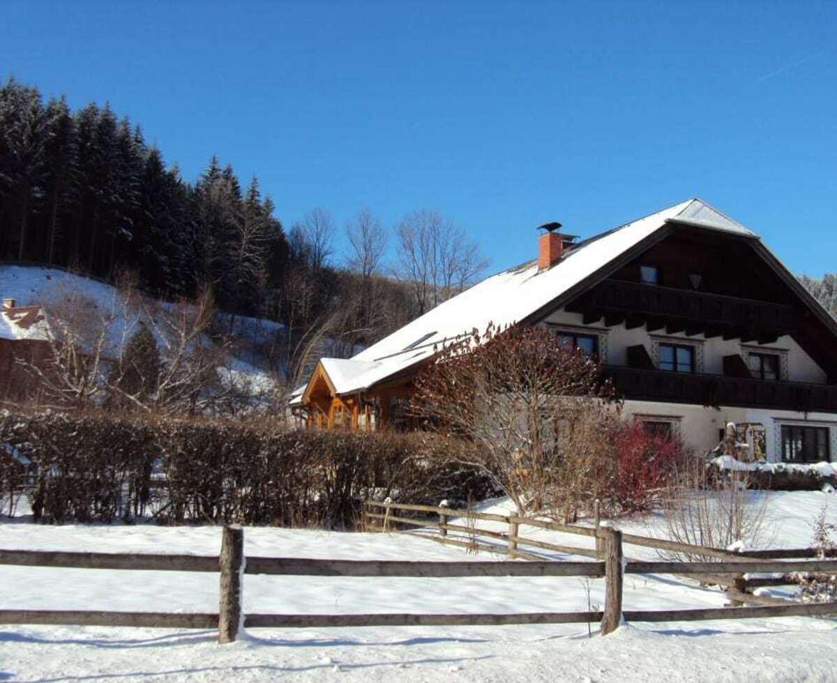 Gästehaus im Winter