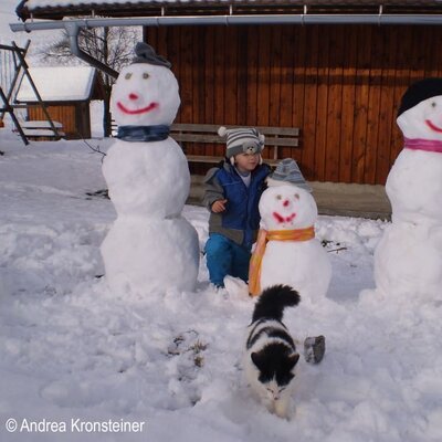 Oberrehau - Schneemänner