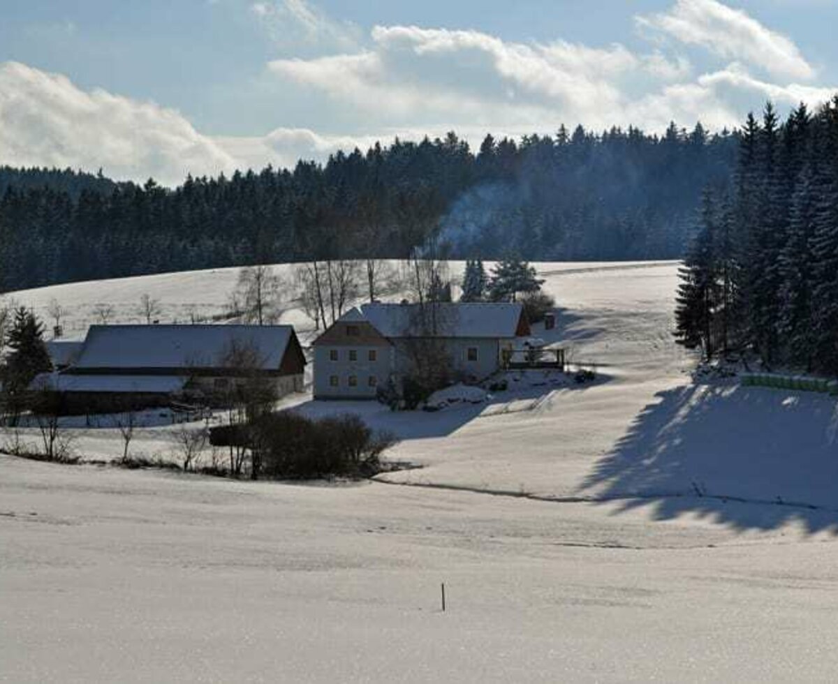 Simandlmühle - Hof im Winter