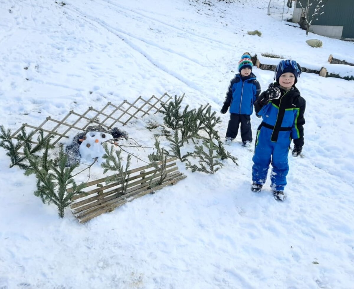 Zulehen - Kinder im Schnee