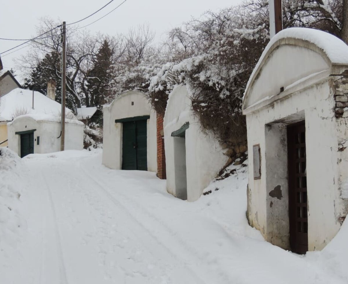 Kellergasse im Winter