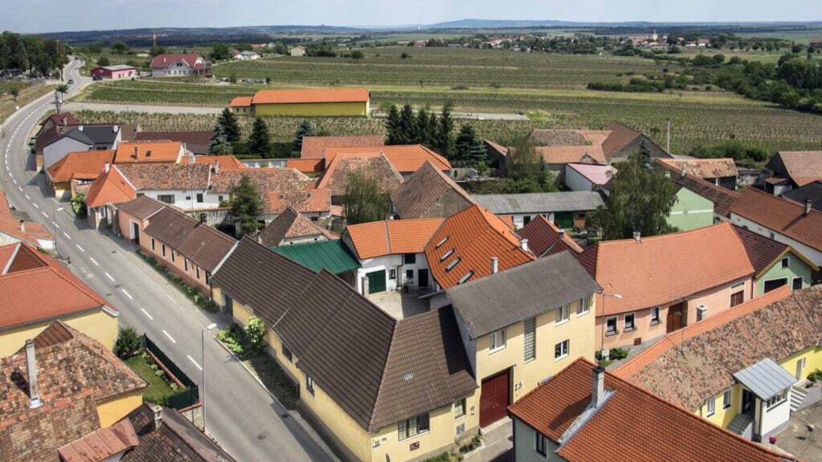 Weingut Seher - Außen und von oben