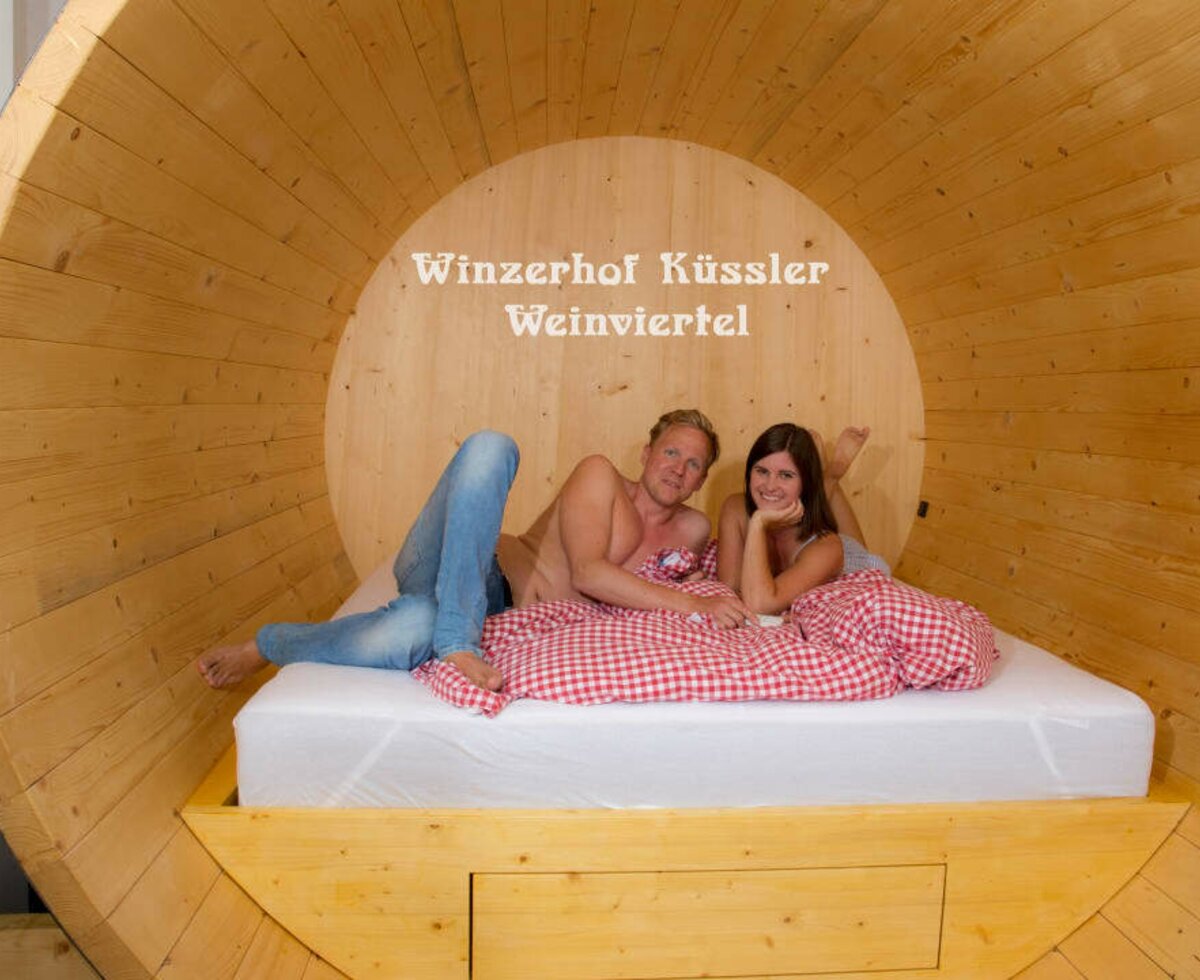 Weinfass-Suite (© Winzerhof Küssler)