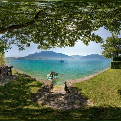 Badestrand am Attersee