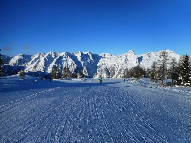 Skifahren auf der Höss in Hinterstoder