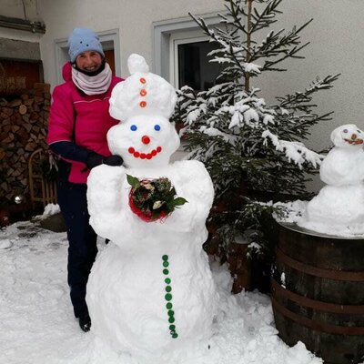 Schneemannsfrau