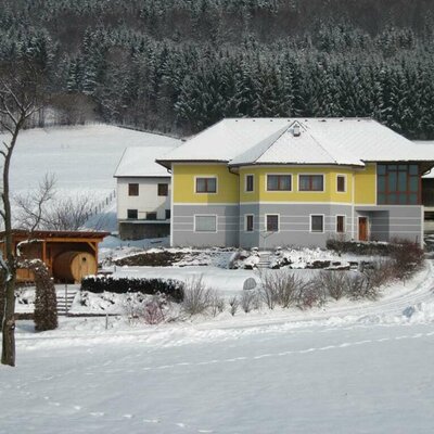 Bauernhaus-Winter