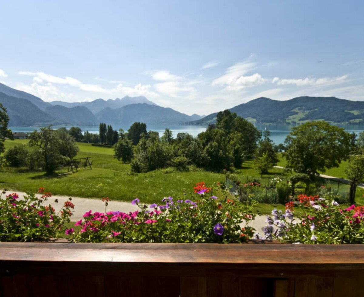 Aussicht vom Balkon