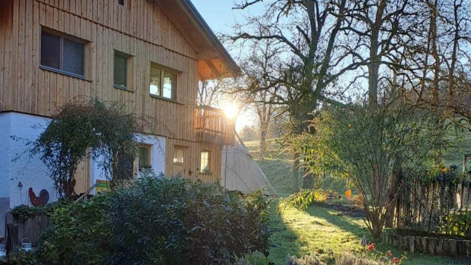 Ferienwohnung Troadkasten im Herbst