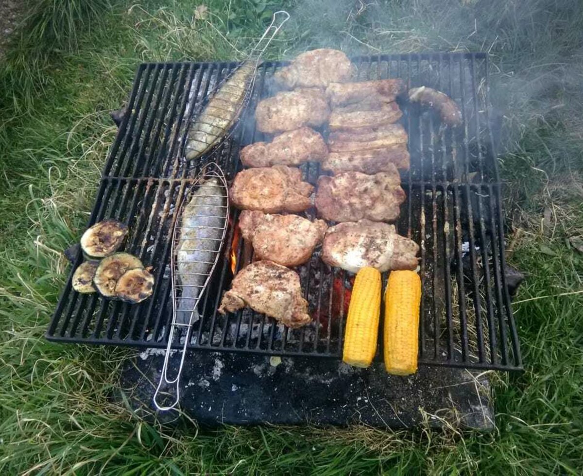 Grillabend mit vielen Bioprodukten von unserm Hof