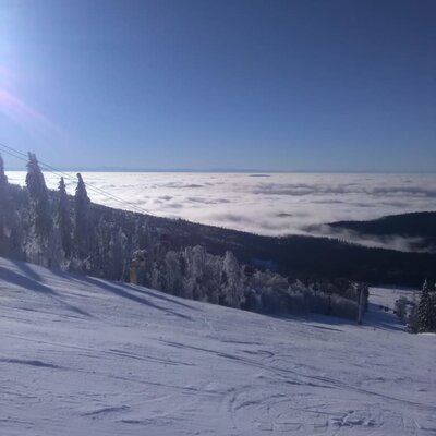 Traumhafte Pisten am Hochficht