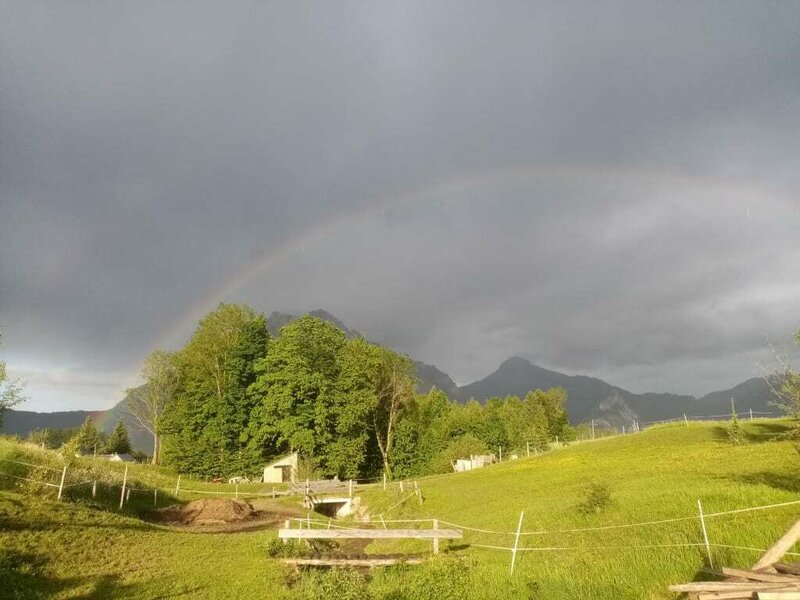 Regenbogen beim Maurerhäusl