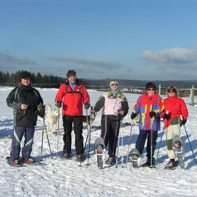 Schneeschuhwandern macht Spaß