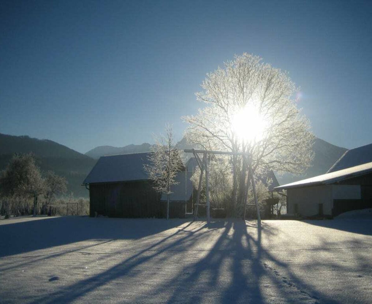 Winterlandschaft am Hof