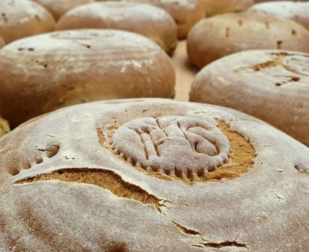 Selbstgebackenes Bauernbrot