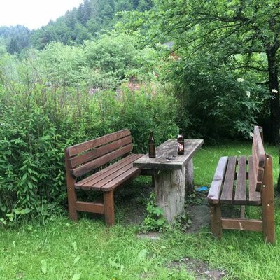 Sitzgruppe im Garten