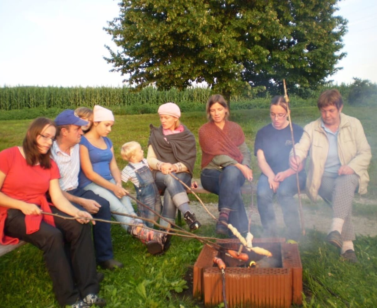 Abendliches Lagerfeuer