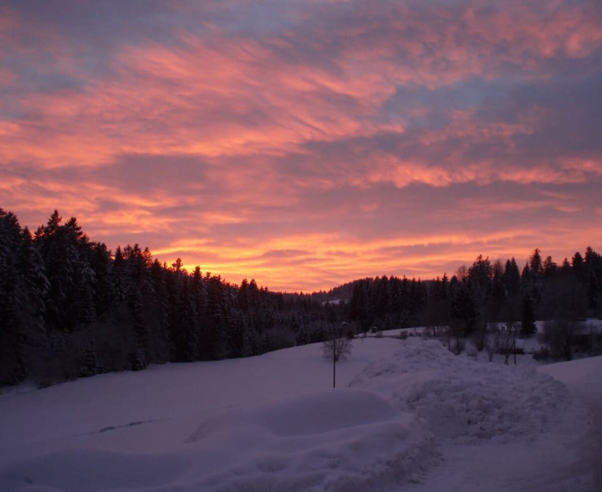 romantische Abendstimmung