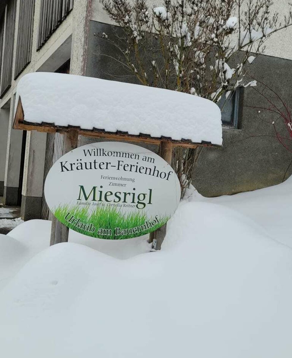 Hoftafel im Winter