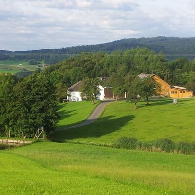 Einzelhof mit Ausblick ins Donautal