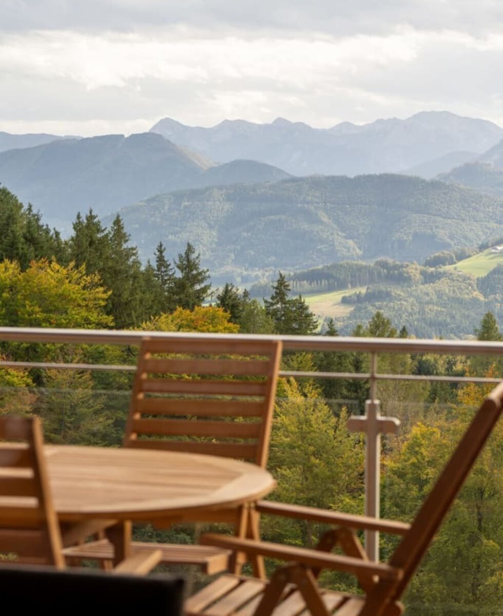 Terrasse Appartement Feuerkogel