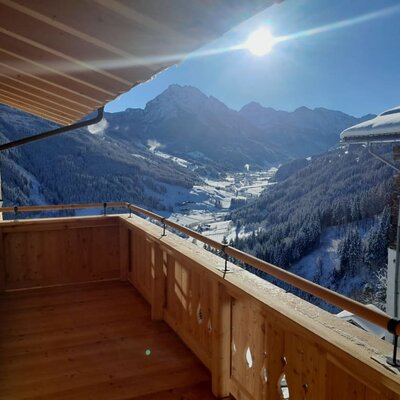 Aussicht vom Appartement Bergpanorama Brandegg