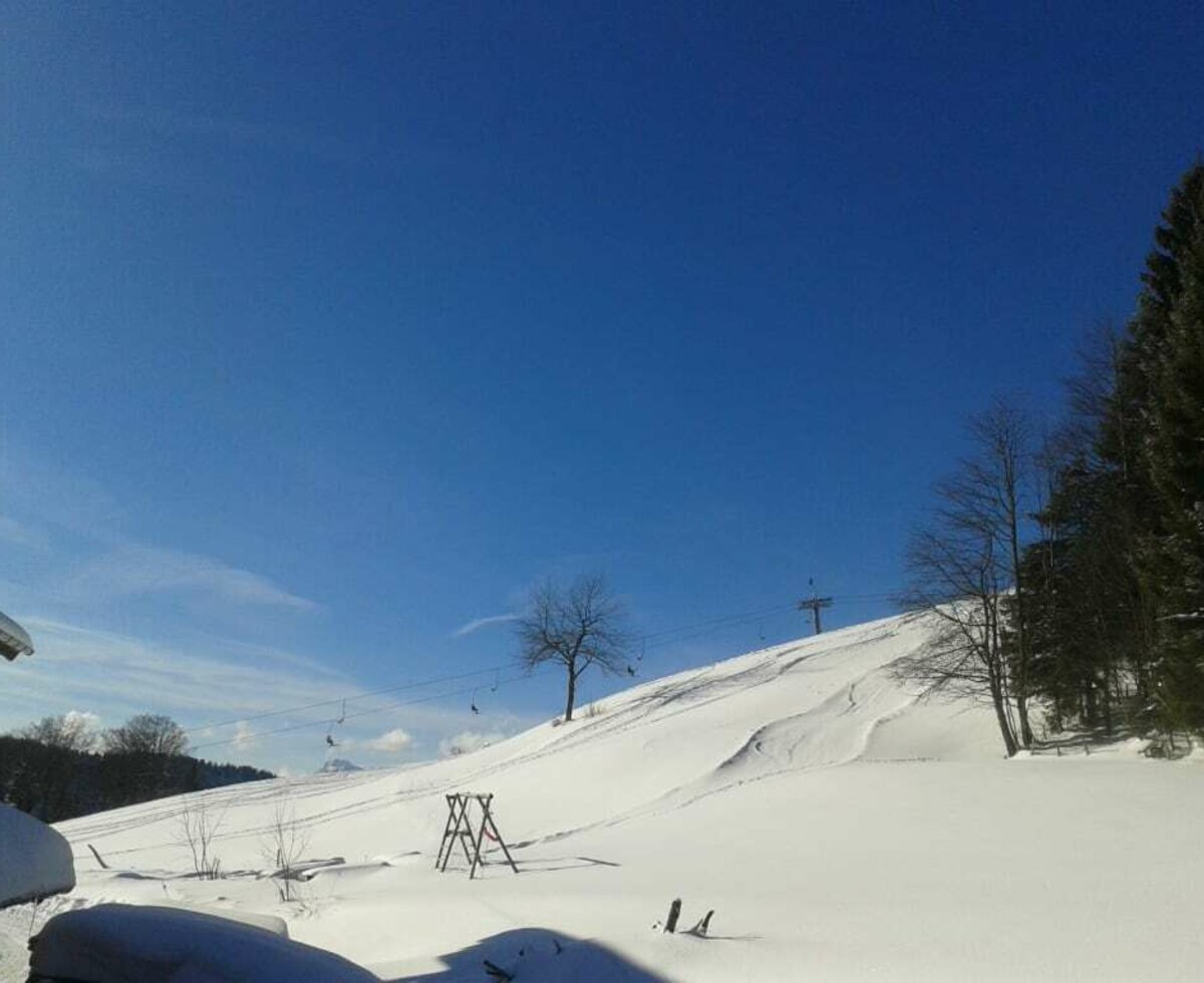 Blick auf den 2er Sellellift