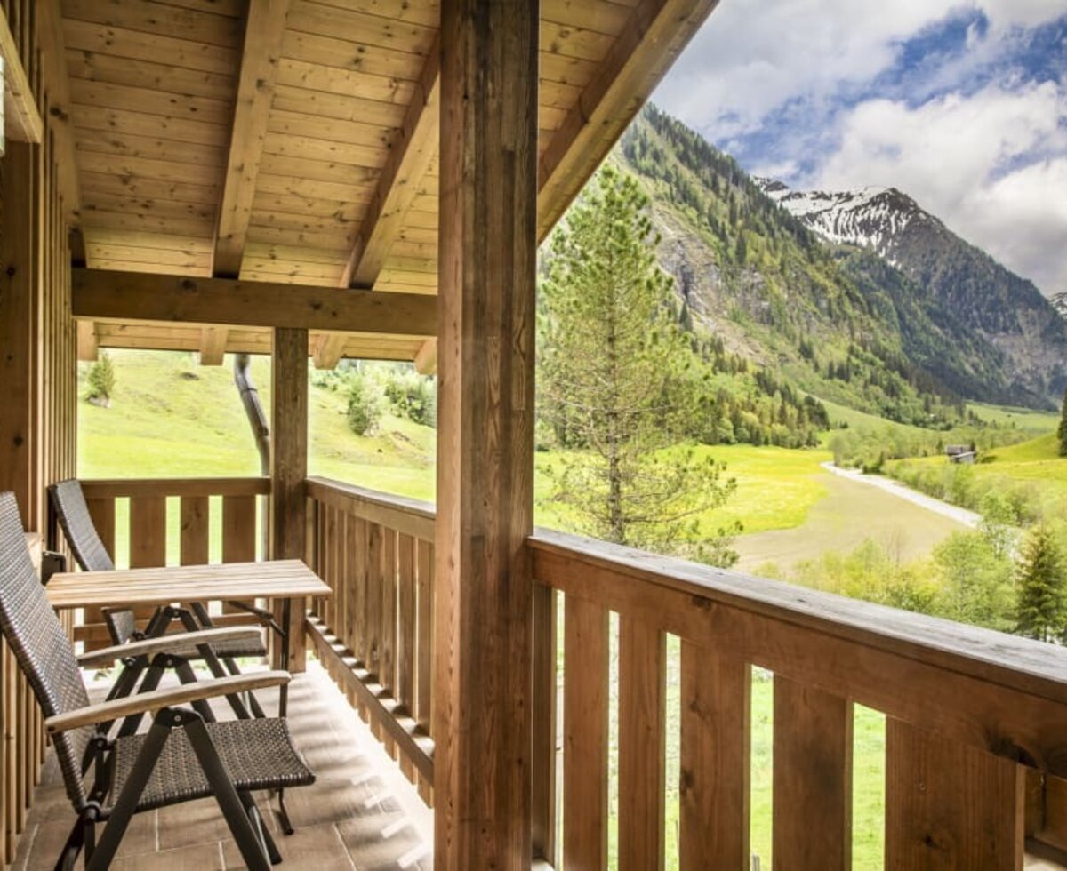 Ausblick vom Balkon