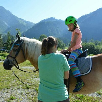 Reiten am Reitplatz