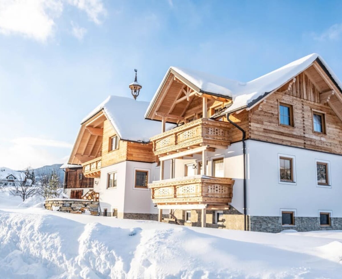 Haus im Winter