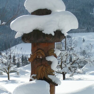 Brunnen im Winter