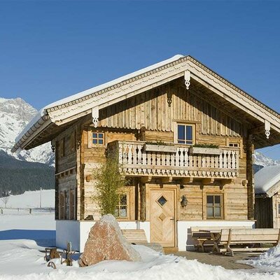 Chalet im Winter