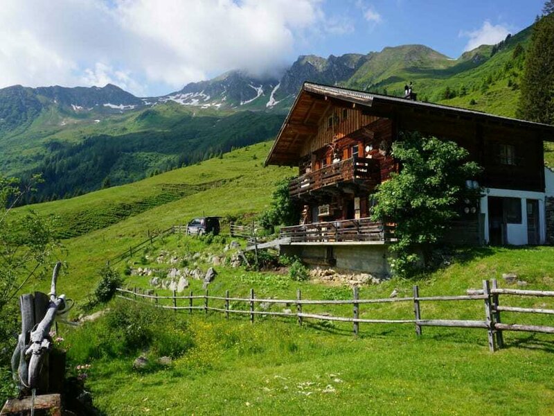 Die kleine Hütte auf der Dürsteinalm