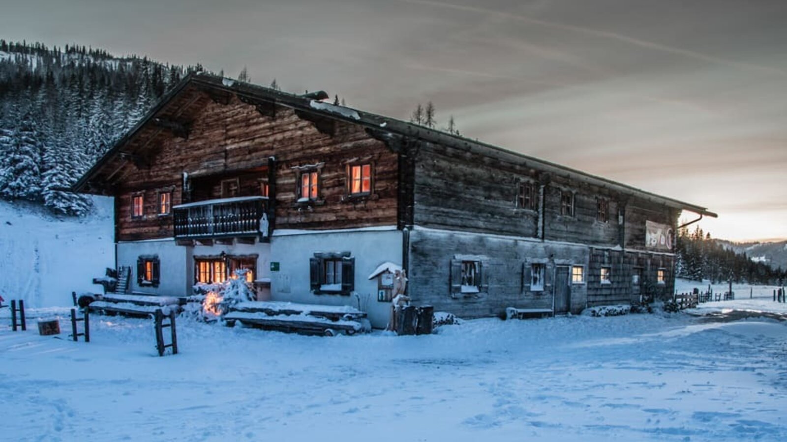 Abendstimmung auf der Alm