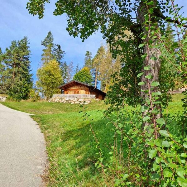 Chalet im Sommer