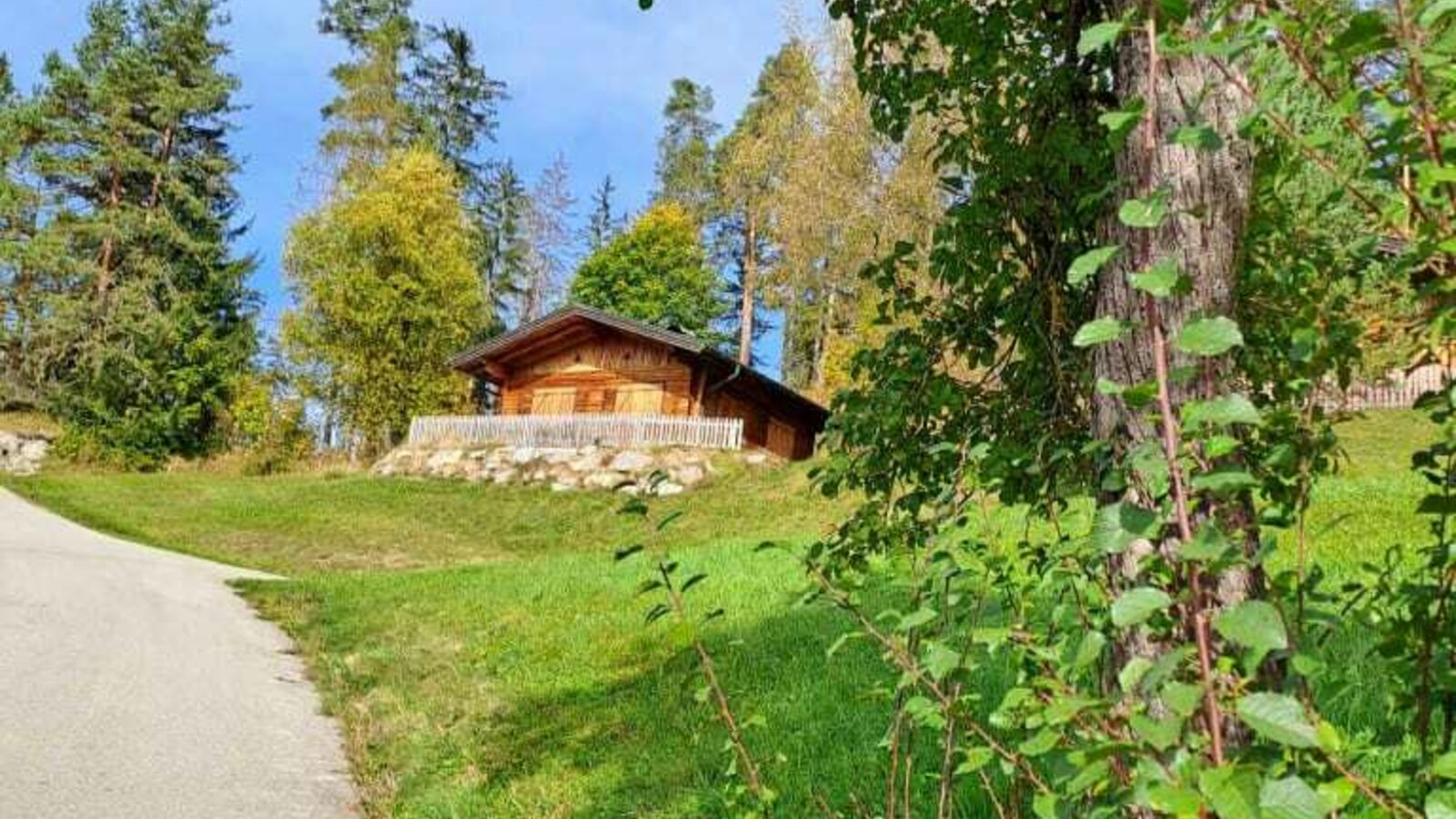 Chalet im Sommer