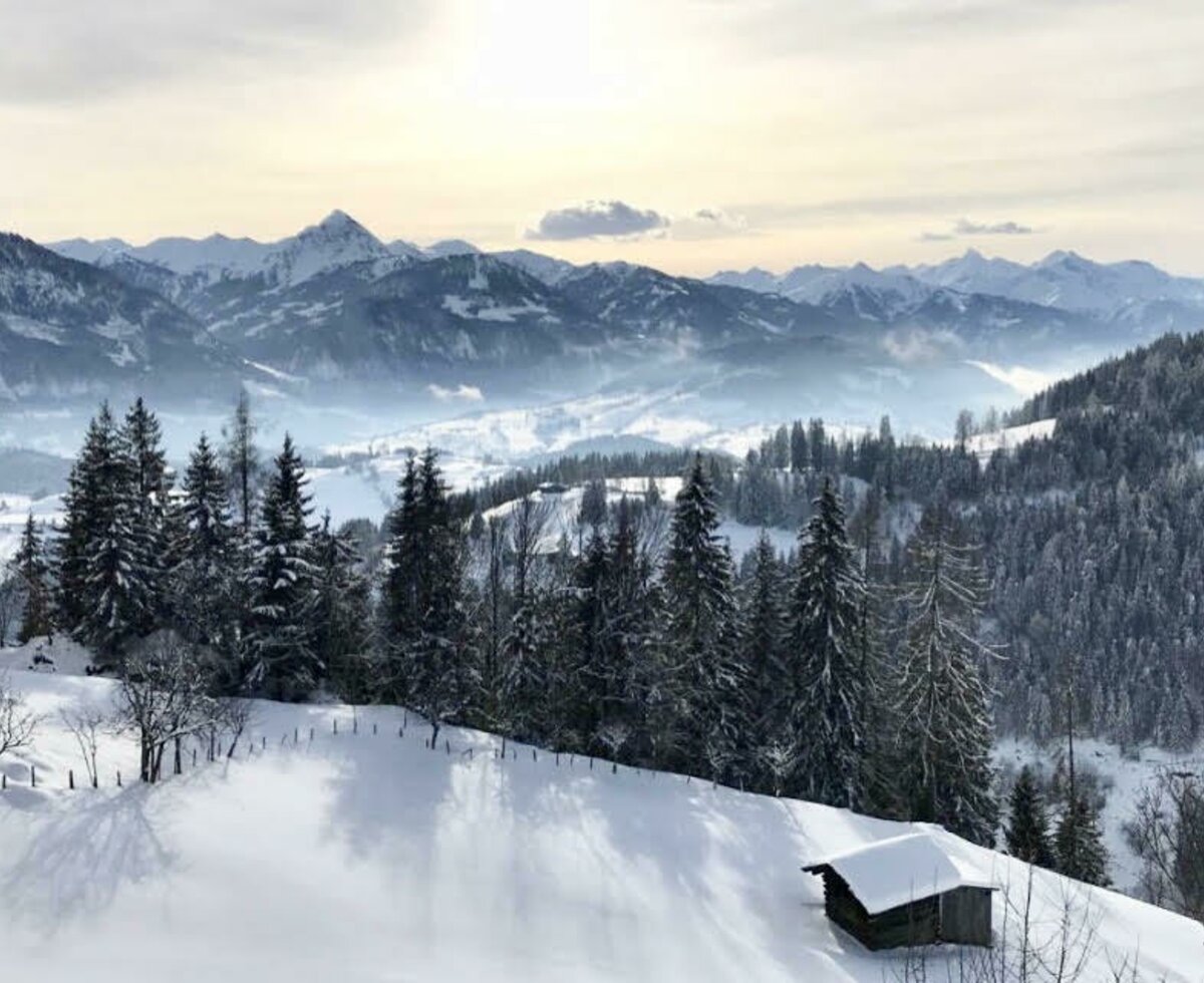 Aussicht auf die Berglandschaft