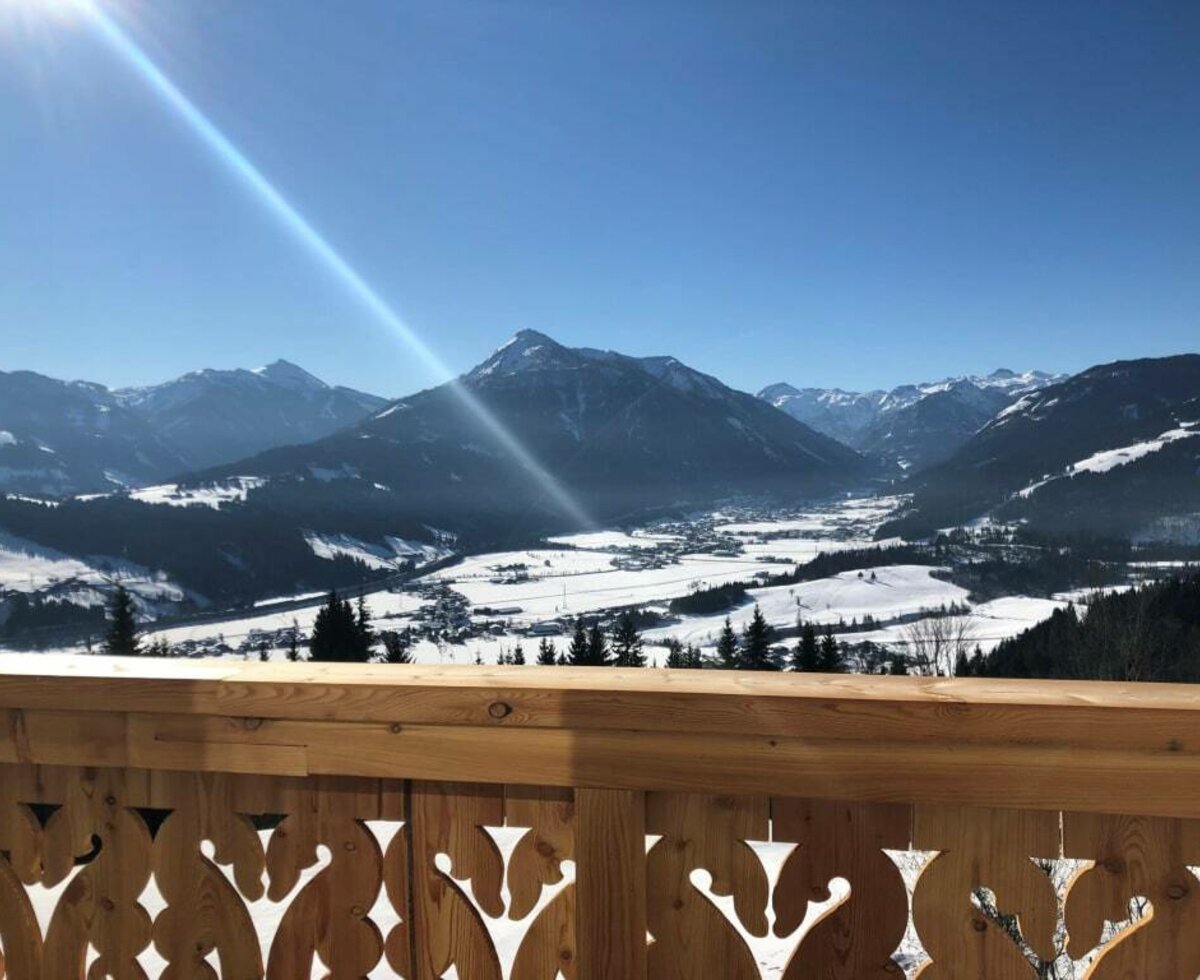 Aussicht vom Balkon