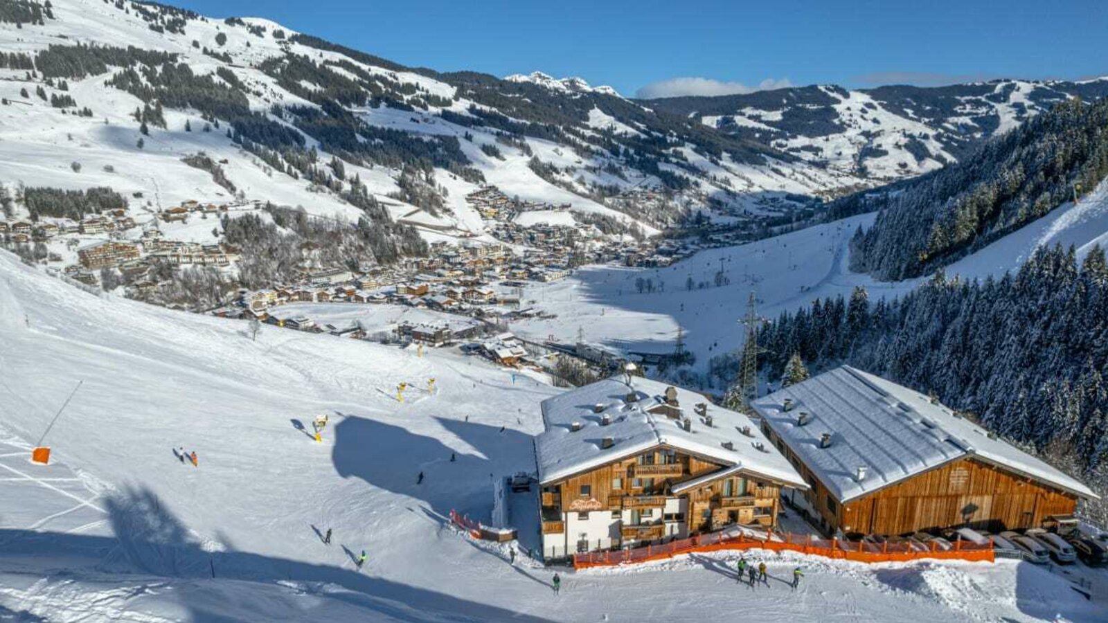 Skiurlaub direkt an der Skipiste in Saalbach-Hinterglemm