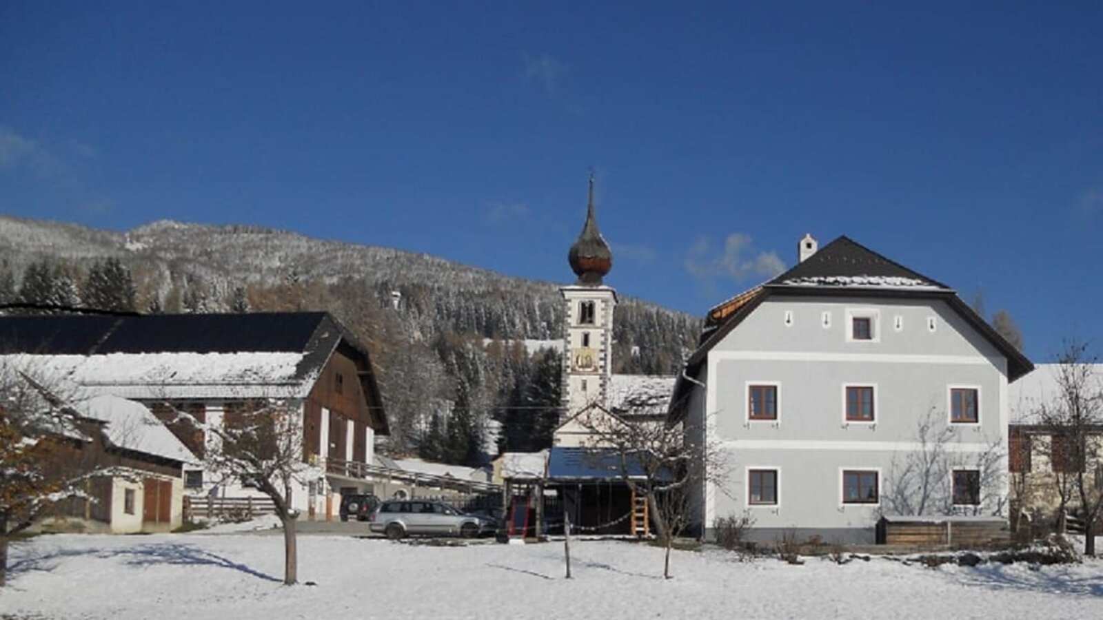 Flattnerhof im Winter