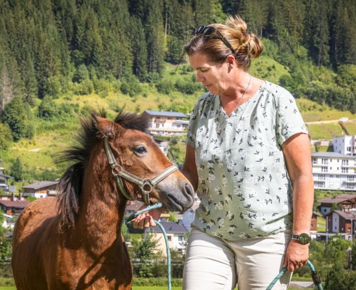 Hanne mit dem Pony