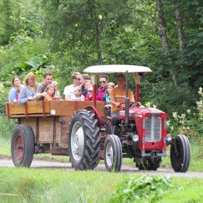 Ausfahrt mit dem oldtimertraktor