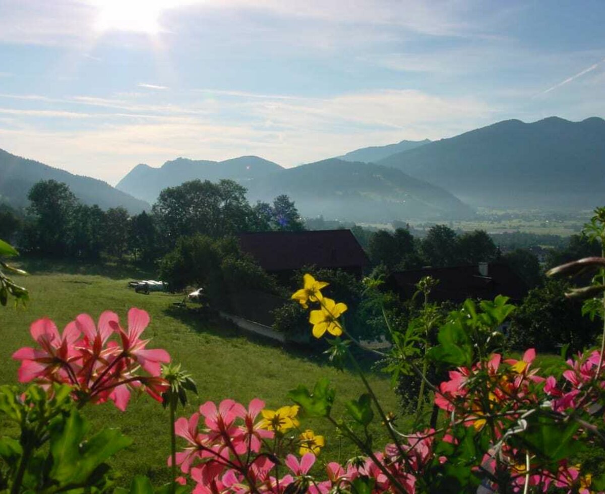 Blick vom Balkon